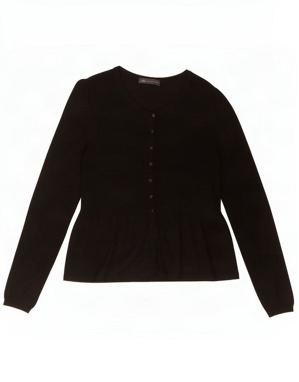 Женский кардиган Marks & Spencer UK 14, средний черный, вискоза