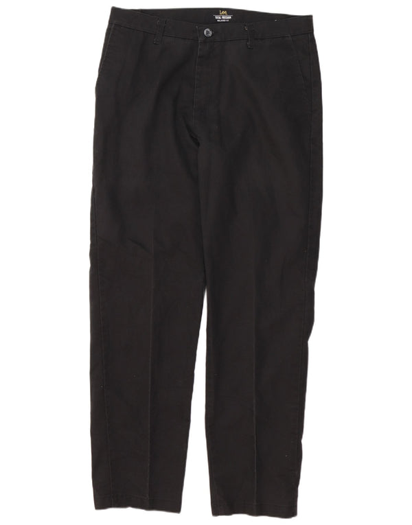 Мужские брюки чинос свободного покроя LEE Total Freedom W33 L30, черный полиэстер