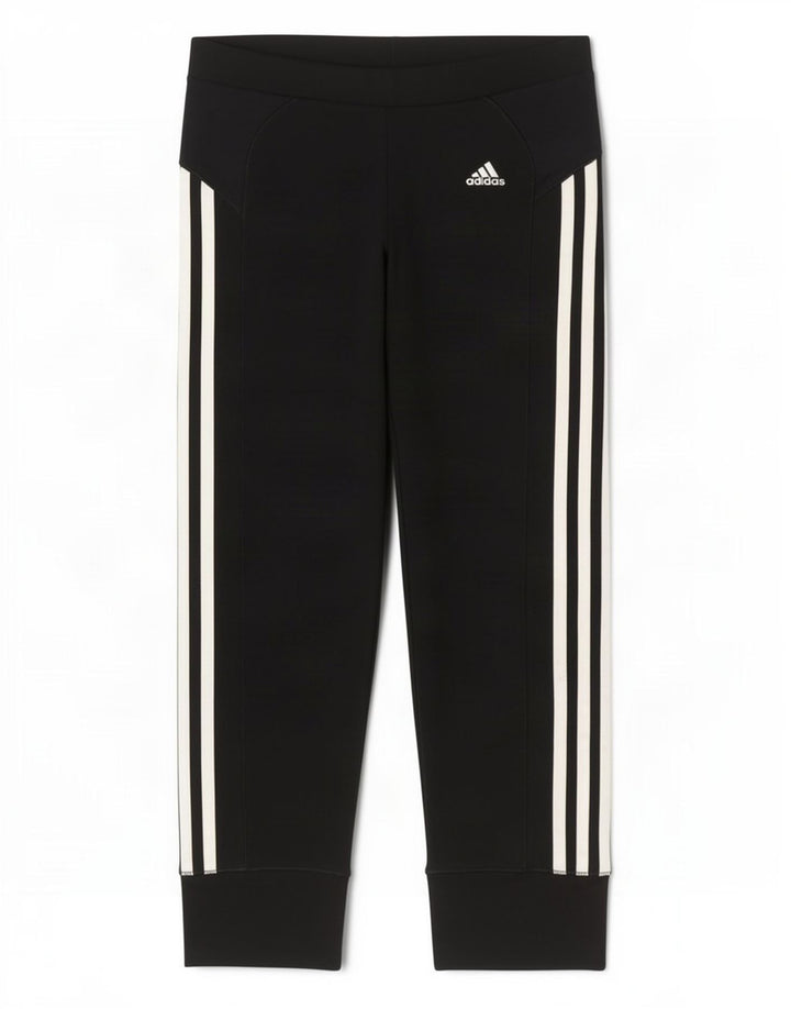 Женские леггинсы-капри Adidas Climacool UK 12, средний черный полиэстер