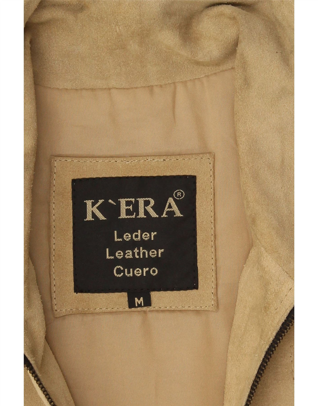 Винтажный мужской замшевый жилет UK 38, средний бежевый кожаный