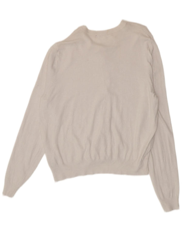 Женский кардиган Marks & Spencer UK 18 XL Белый Вискоза