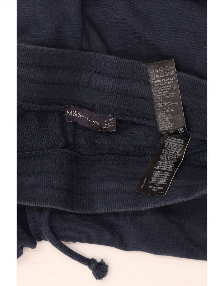 Женские спортивные брюки Marks & Spencer, джоггеры UK 14, средние, темно-синие