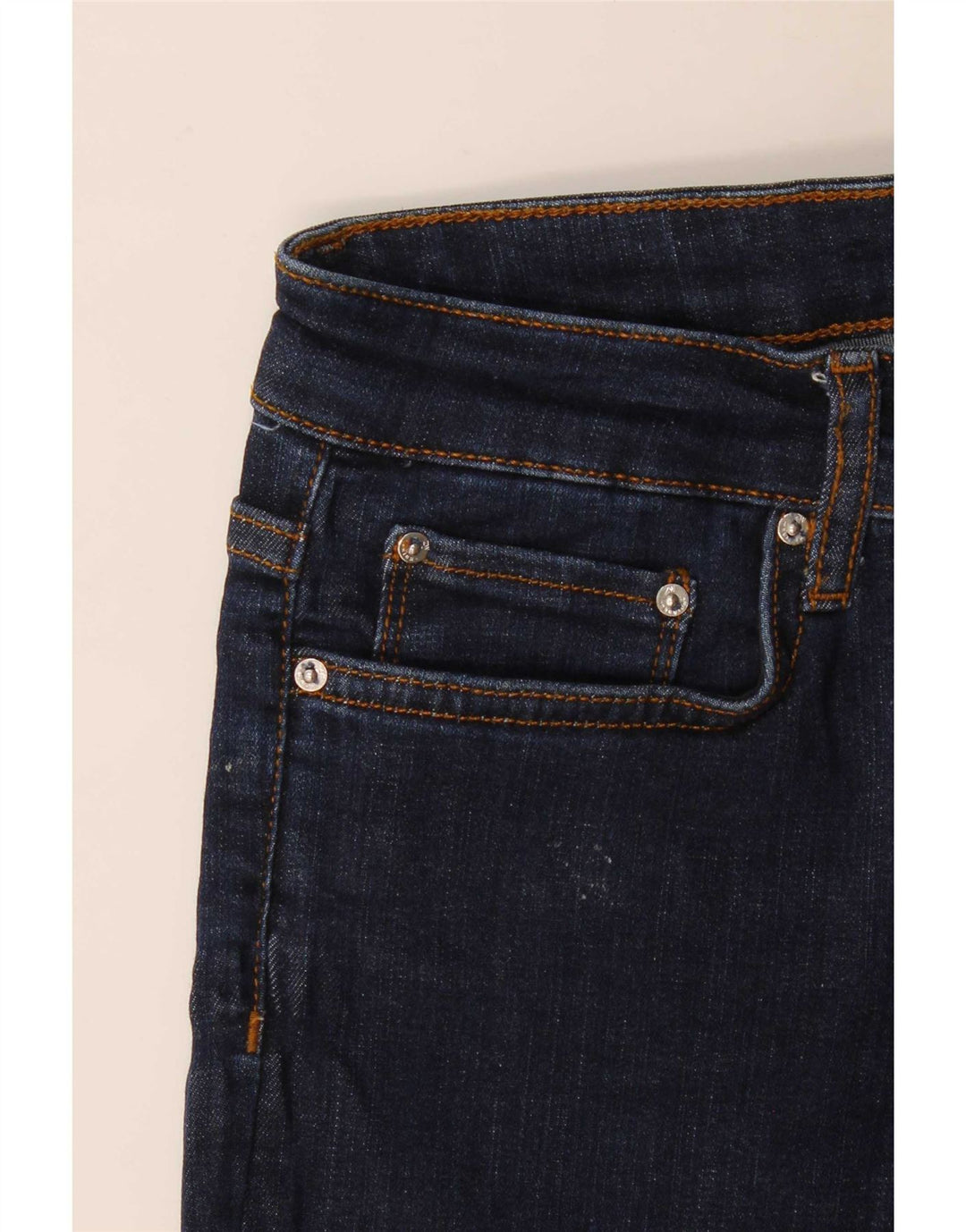Женские расклешенные джинсы Zara EU 38 Small W28 L34 Темно-синие
