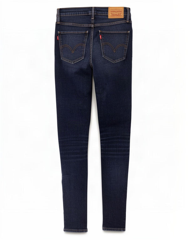 Женские джинсы суперскинни Levi's W27 L30 темно-синие, хлопок