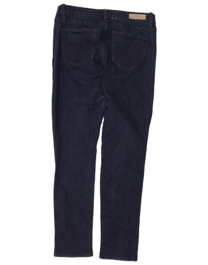 Женские узкие джинсы Calvin Klein Jeans US 10, средние W32 L29, темно-синие, хлопок