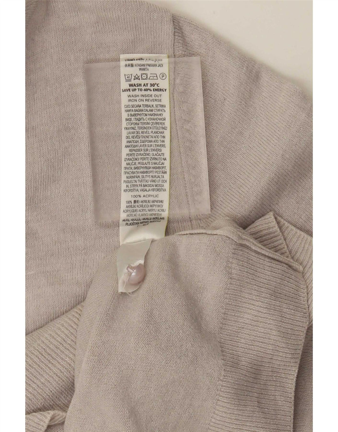 Женский кардиган Marks & Spencer UK 14, большой серый акрил