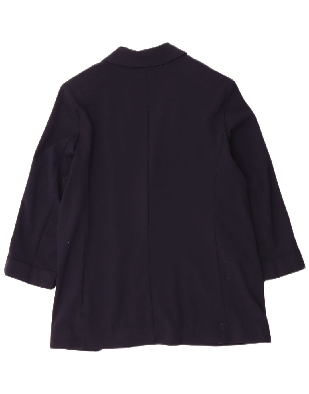 Женский пиджак с открытыми рукавами 3/4 Marks & Spencer UK 14, средний темно-синий