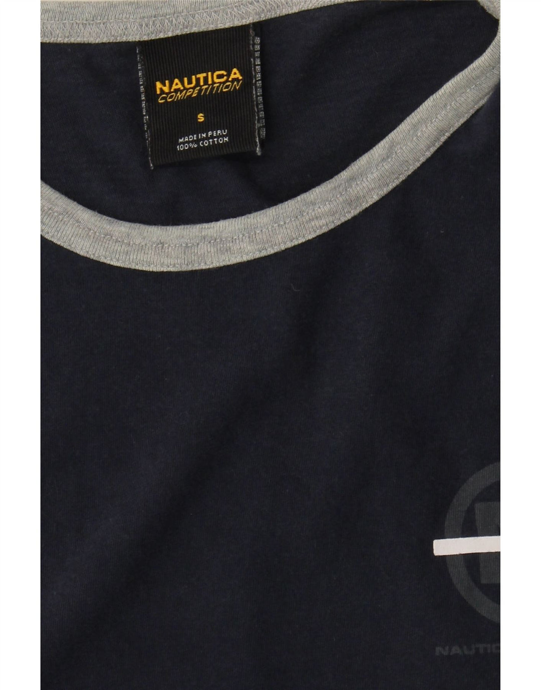 Мужской жилет Nautica с графическим рисунком, маленький темно-синий, хлопковый