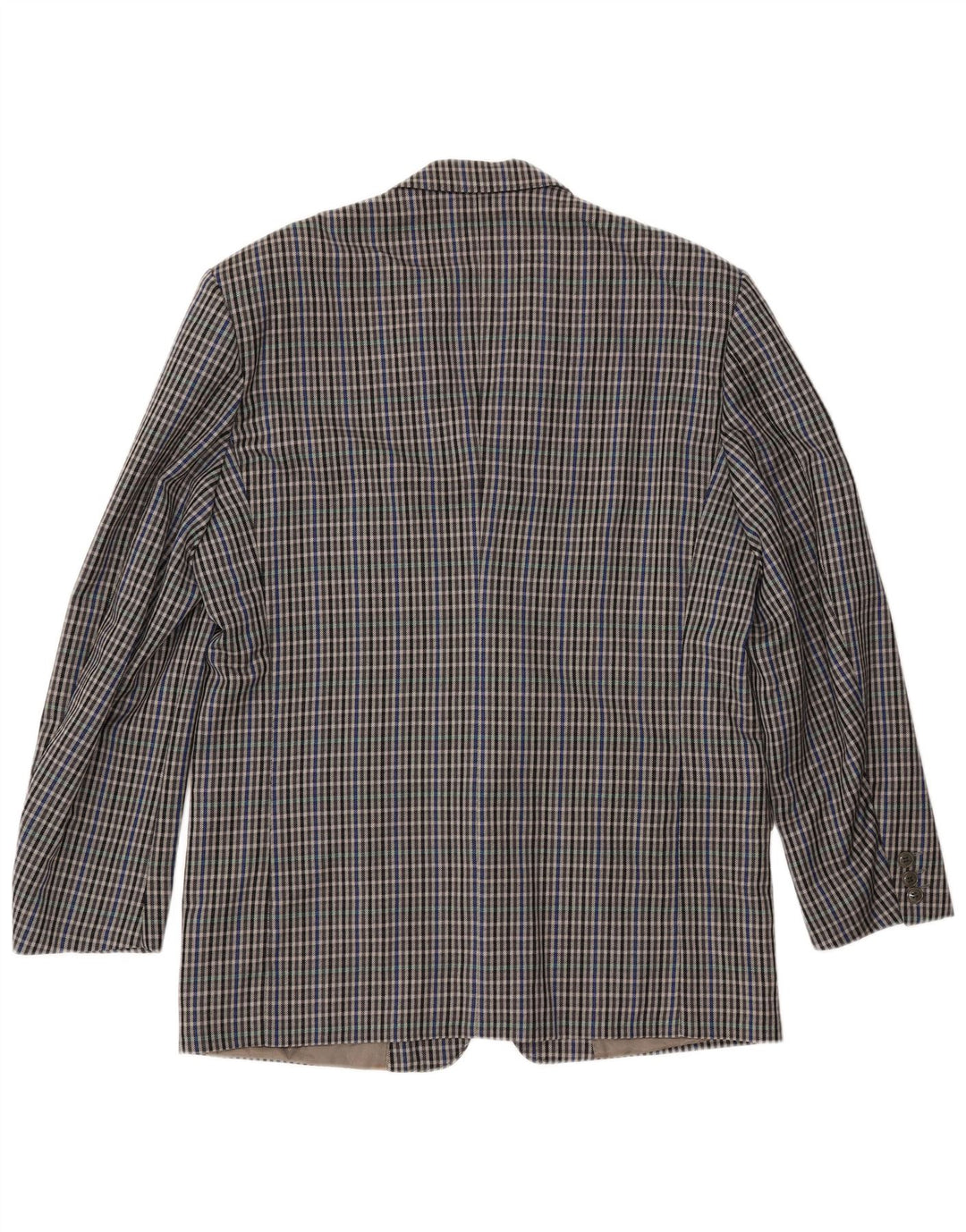 Мужской пиджак на двух пуговицах MARIO ZEGNA IT 52 XL, серый, шерстяной в клетку