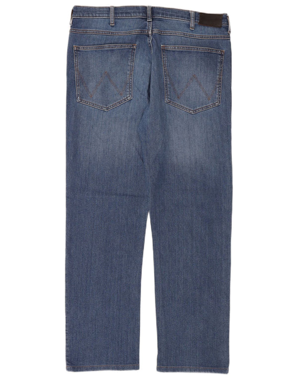 Мужские прямые джинсы Wrangler Arizona W36 L30, синий хлопок