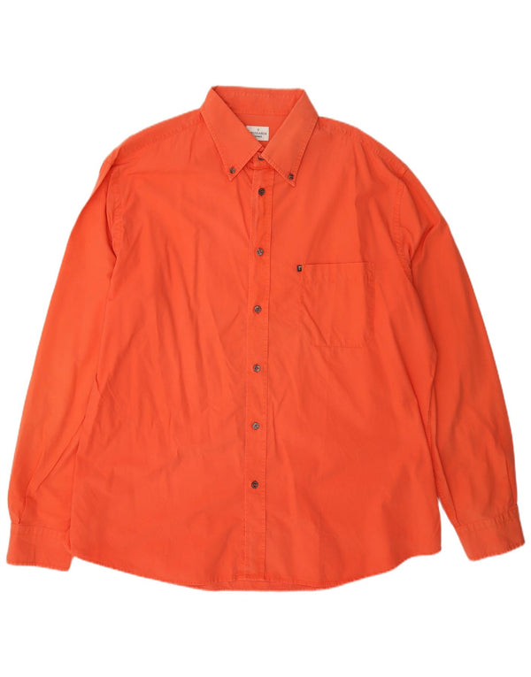 Мужская рубашка Trussardi 3XL розовая, хлопок