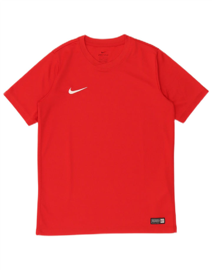 Футболка Nike Dri Fit для мальчиков, 12–13 лет, большой красный полиэстер