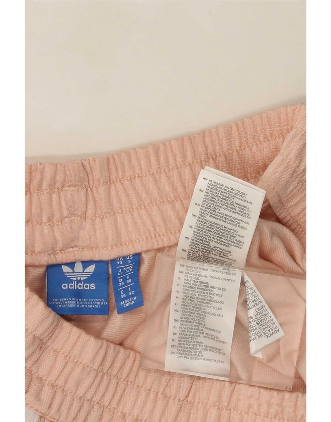 Женские спортивные шорты Adidas UK 10, маленькие розовые, полиэстер
