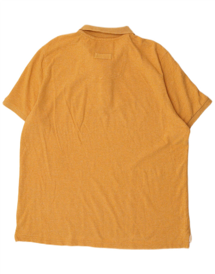 Мужская рубашка поло Fat Face 3XL, желтый хлопок