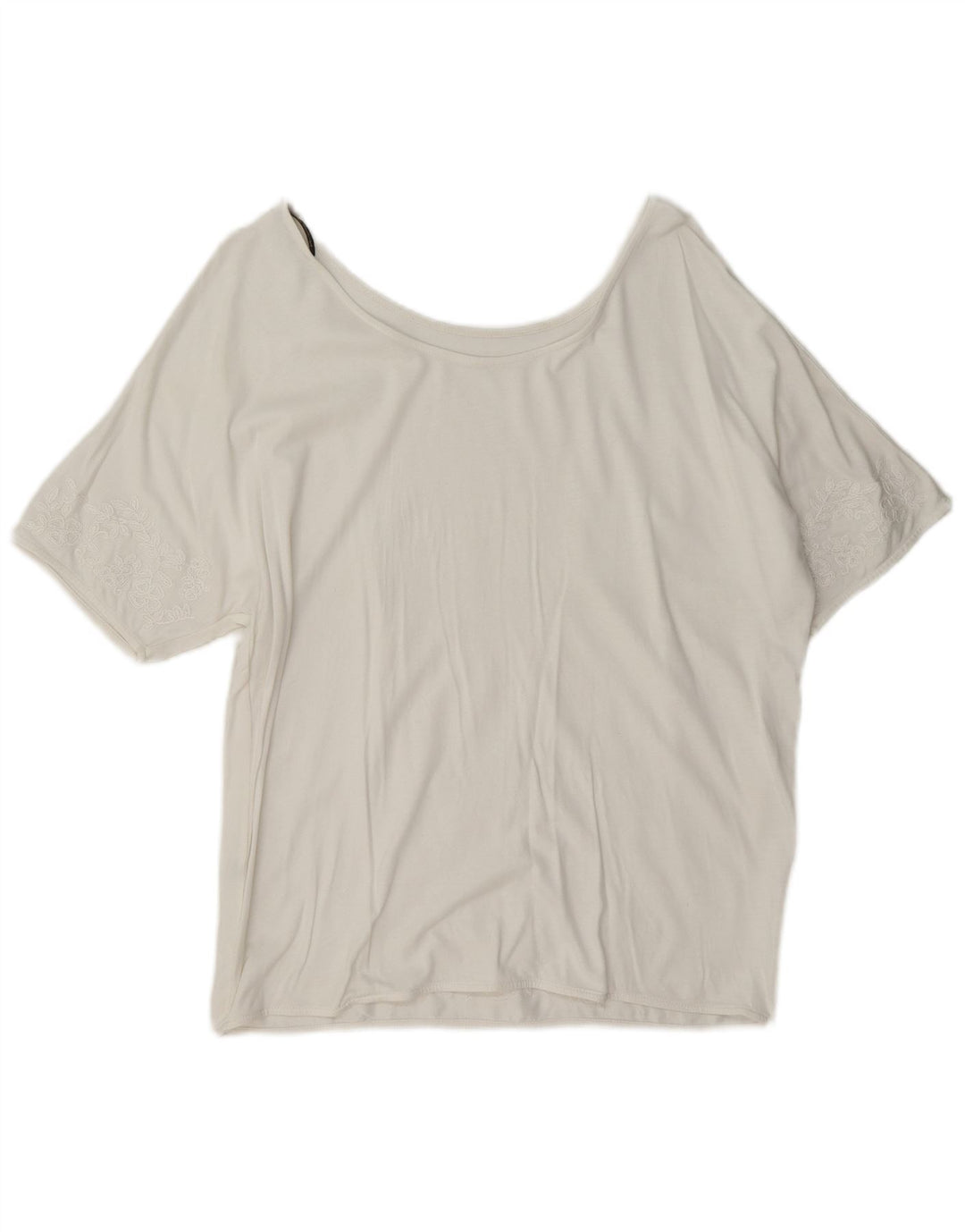 Женская блузка Massimo Dutti Top UK 16, большой белый цветочный принт