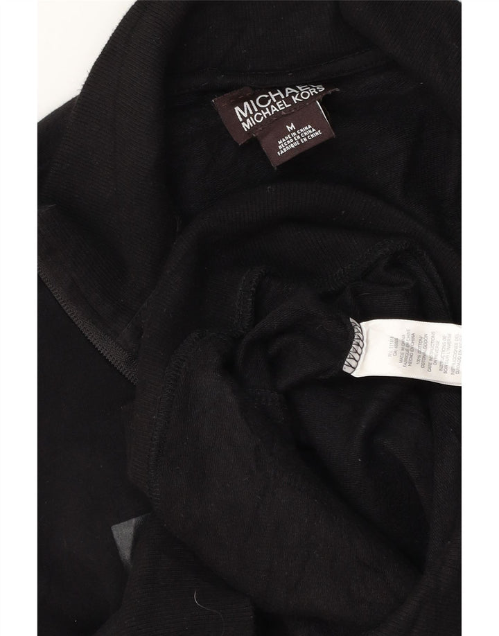 Michael Kors Мужской спортивный костюм с графическим рисунком, верхняя куртка, средний черный хлопок, хлопок