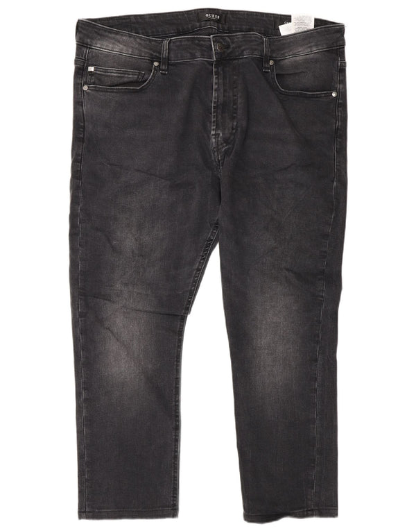 Мужские джинсы скинни Guess Chris W38 L26, серый хлопок