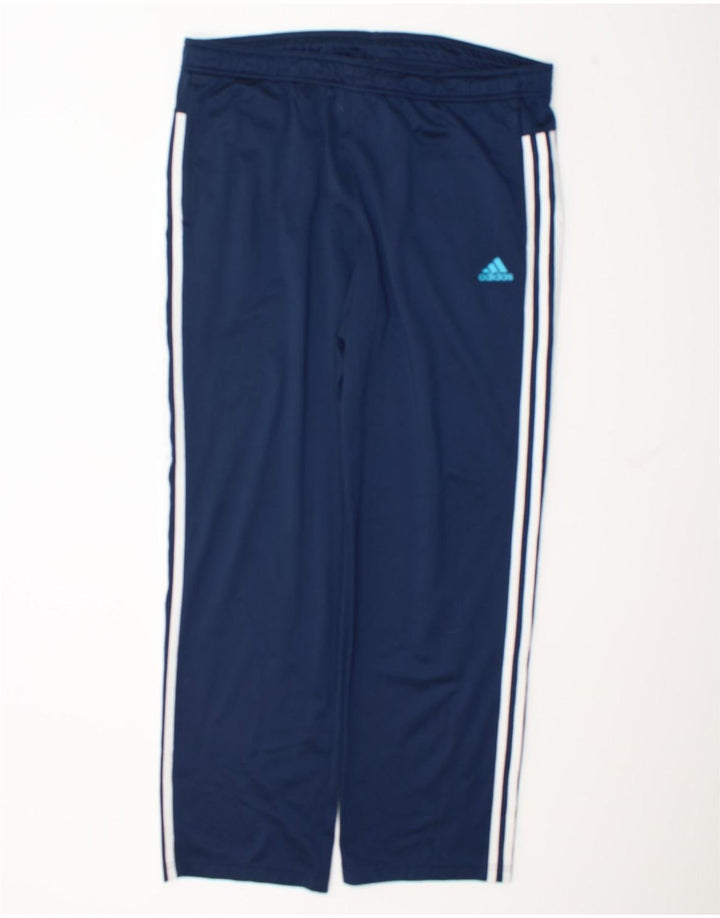 Мужские спортивные брюки Adidas, большие темно-синие, полиэстер