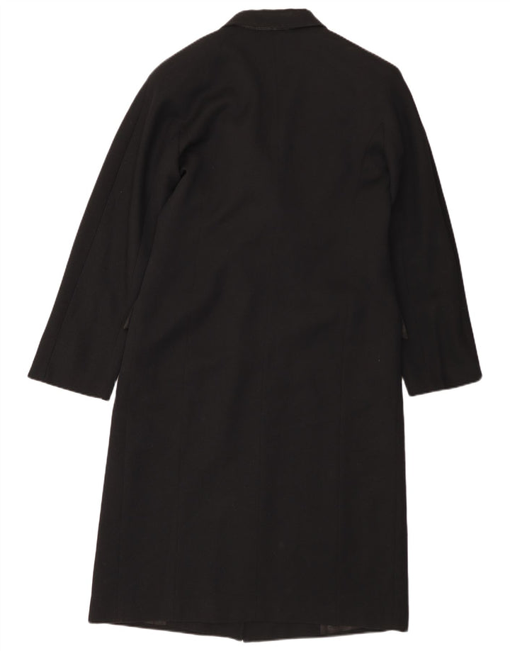 Trussardi Женское пальто IT 46 Большое Черное Шерстяное