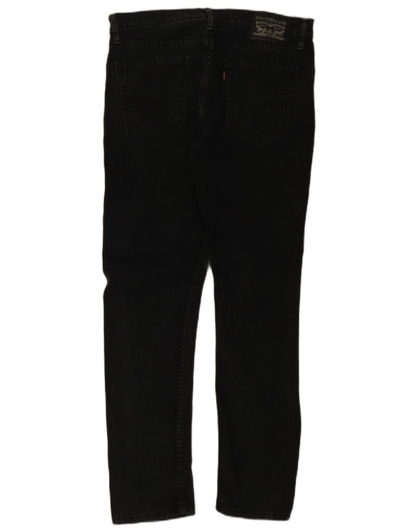 Мужские узкие джинсы Levi's W34 L30, черный хлопок