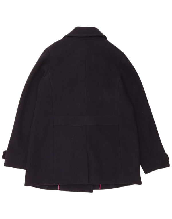 Женское бушлат Crew Clothing UK 14, средний темно-синий, шерсть