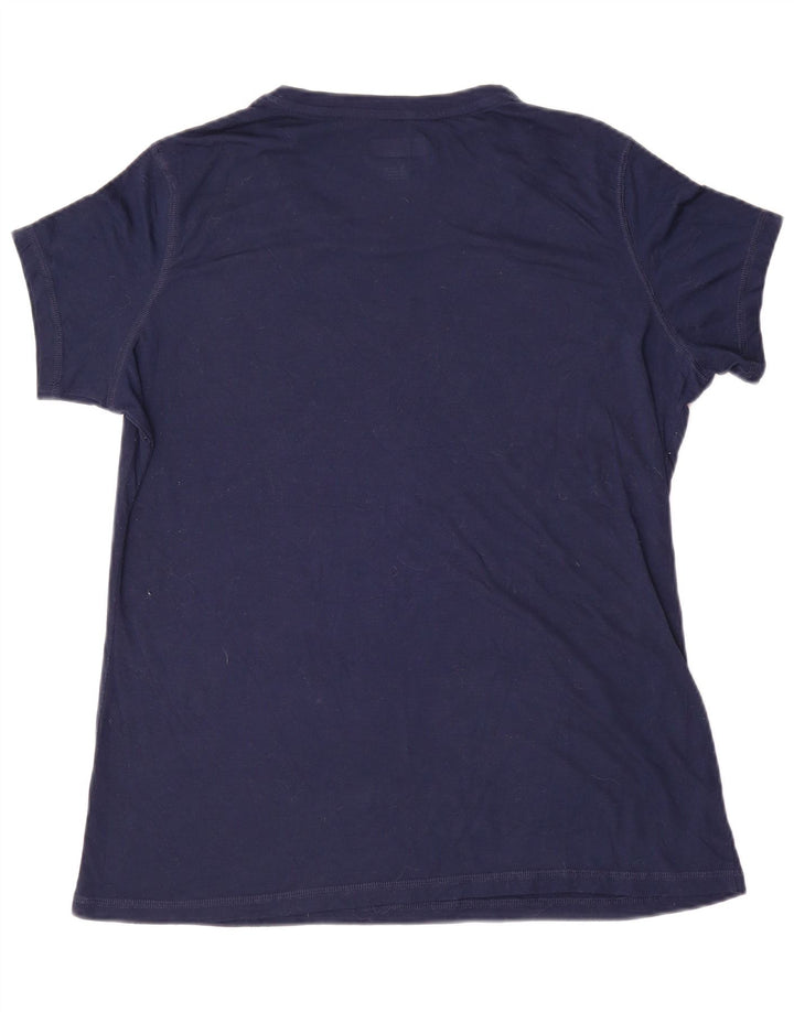 Женская футболка с рисунком NFL Dallas Cowboys, топ UK 18 XL, темно-синий полиэстер