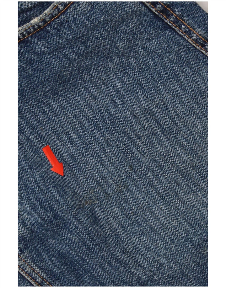 Женская джинсовая мини-юбка Zara, маленькая W26, синяя