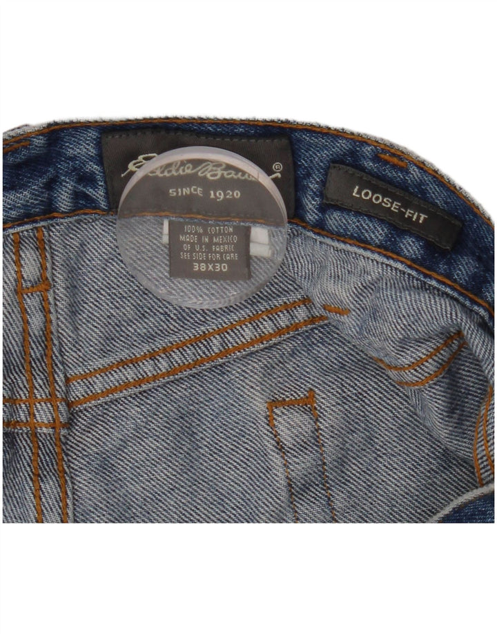 Мужские свободные джинсы Eddie Bauer W38 L30, синий хлопок