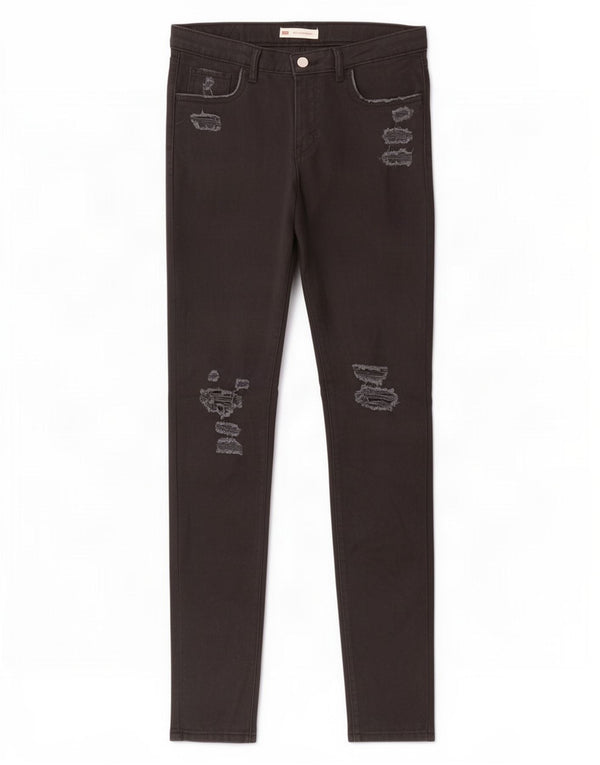 Джинсы суперскинни Levi's Boys 710 с потертостями, 15–16 лет W30 L32, черные