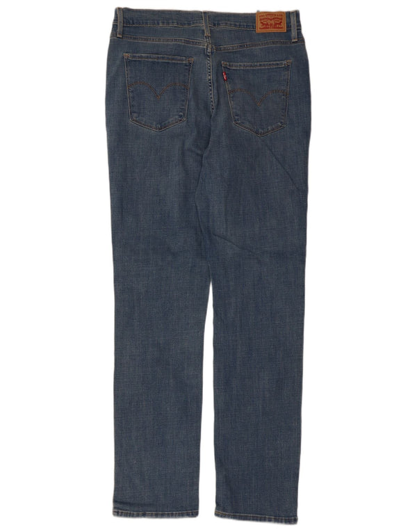 Женские прямые джинсы Levi's 724 с высокой посадкой W32 L32, синие, хлопок