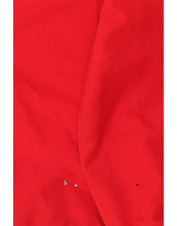 Мужская спортивная куртка Adidas UK 42/44, большой красный полиэстер с цветными блоками