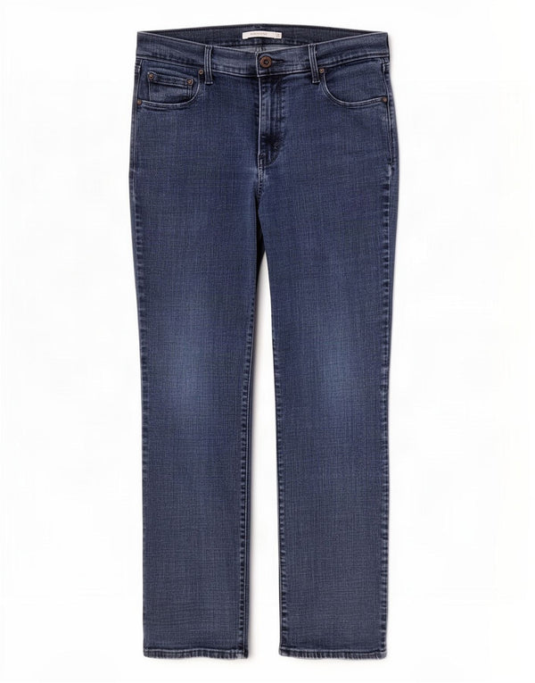 Женские прямые джинсы Levi's 505 W31 L30 темно-синие, хлопок