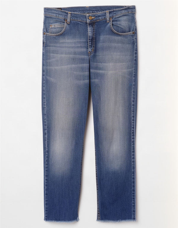 Женские прямые джинсы Lee Brooklyn W36 L30, синий хлопок