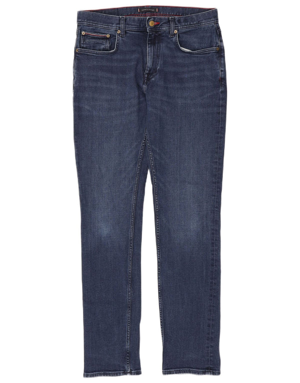 Мужские прямые джинсы TOMMY HILFIGER Denton W32 L34 синие, хлопок