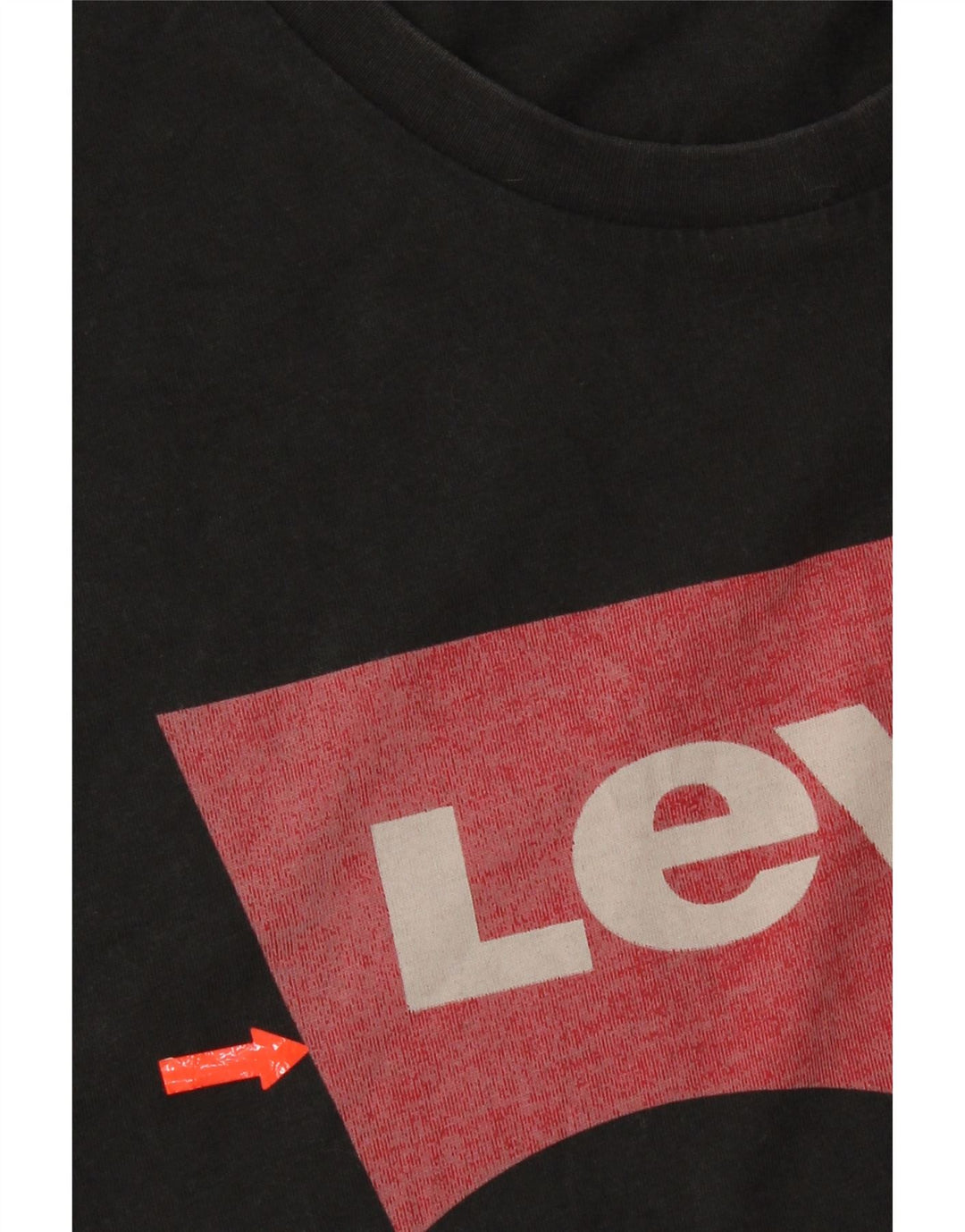 Мужская футболка с рисунком Levi's, верх XL, черный хлопок