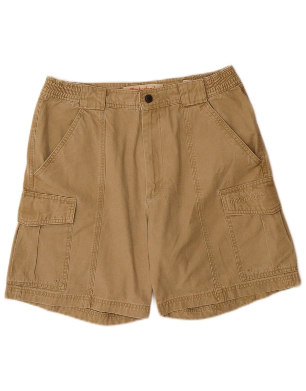 TIMBERLAND Мужские шорты карго W33 Средний Бежевый Хлопок