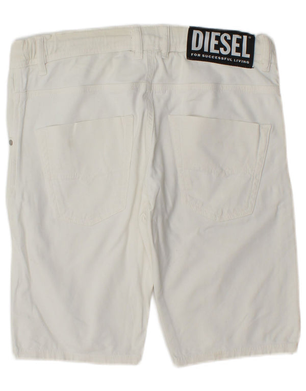 Женские повседневные шорты Diesel UK 14, большие W34, белые