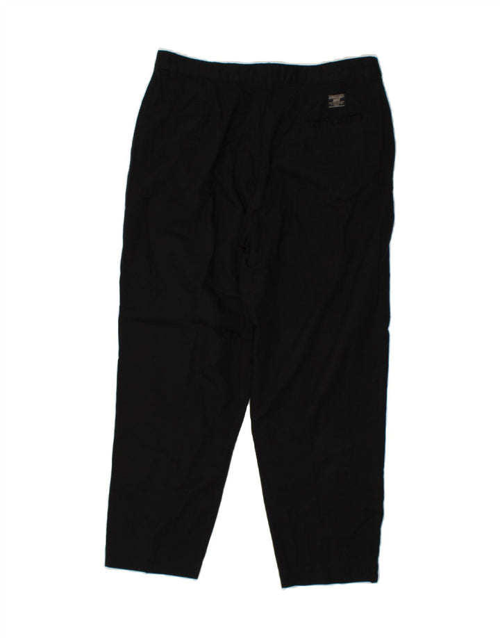 RIFLE Womens Pegged Crop Suit Trousers W34 L26 Black Vintage Rifle and Second-Hand Rifle from Messina Hembry 