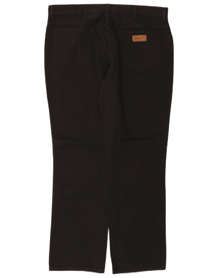 Женские прямые джинсы WRANGLER стандартного кроя W40 L32, черный хлопок
