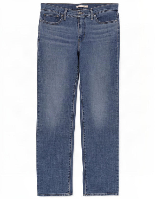 Женские прямые джинсы Levi's 314 Shaping W29 L30, синий хлопок