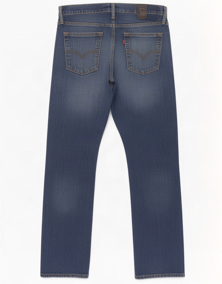 Мужские прямые джинсы Levi's 514 W32 L32 синие, хлопок