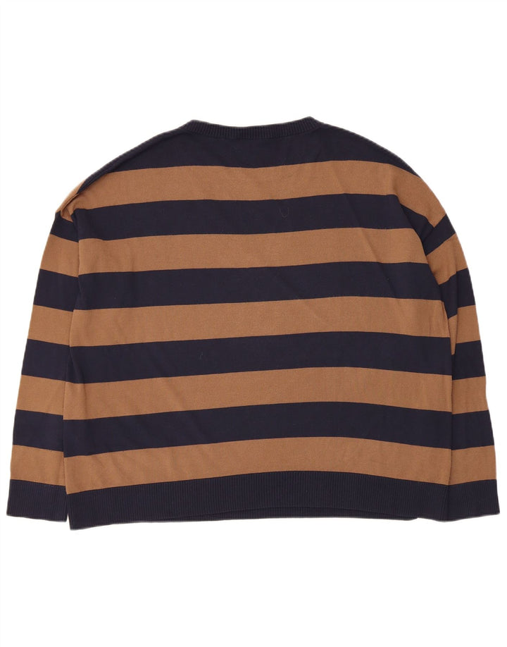 Женский джемпер с вырезом «лодочка» Max Mara, Великобритания 14, средний темно-синий