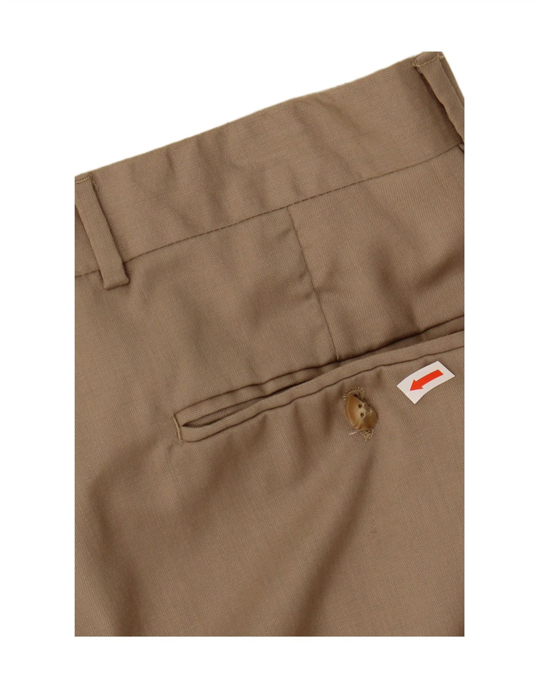 IZOD Mens Pegged Suit Trousers W36 L29 Brown Vintage Izod and Second-Hand Izod from Messina Hembry 