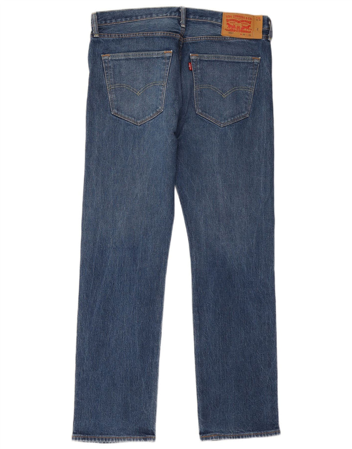 Мужские прямые джинсы Levi's 501 W36 L32 синие, хлопок