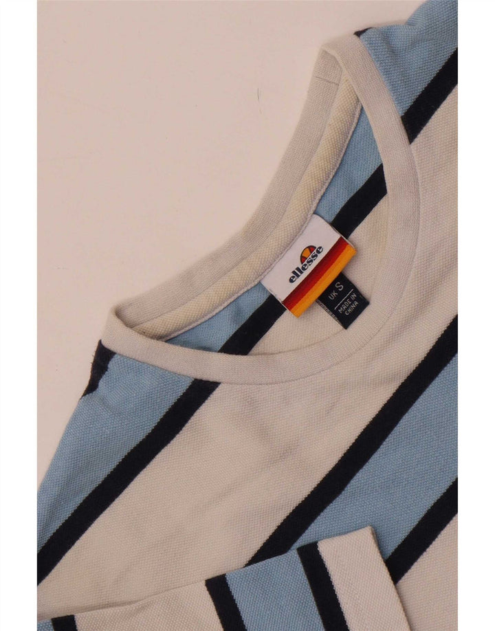 Мужская футболка Ellesse, маленькая, белая в полоску