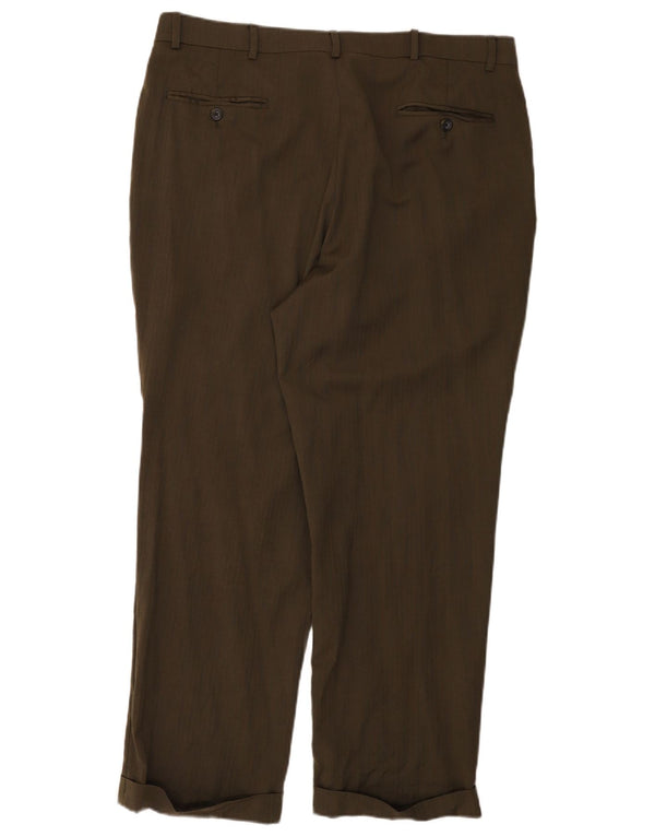 Мужские костюмные брюки Nautica W38 L30 хаки из шерсти