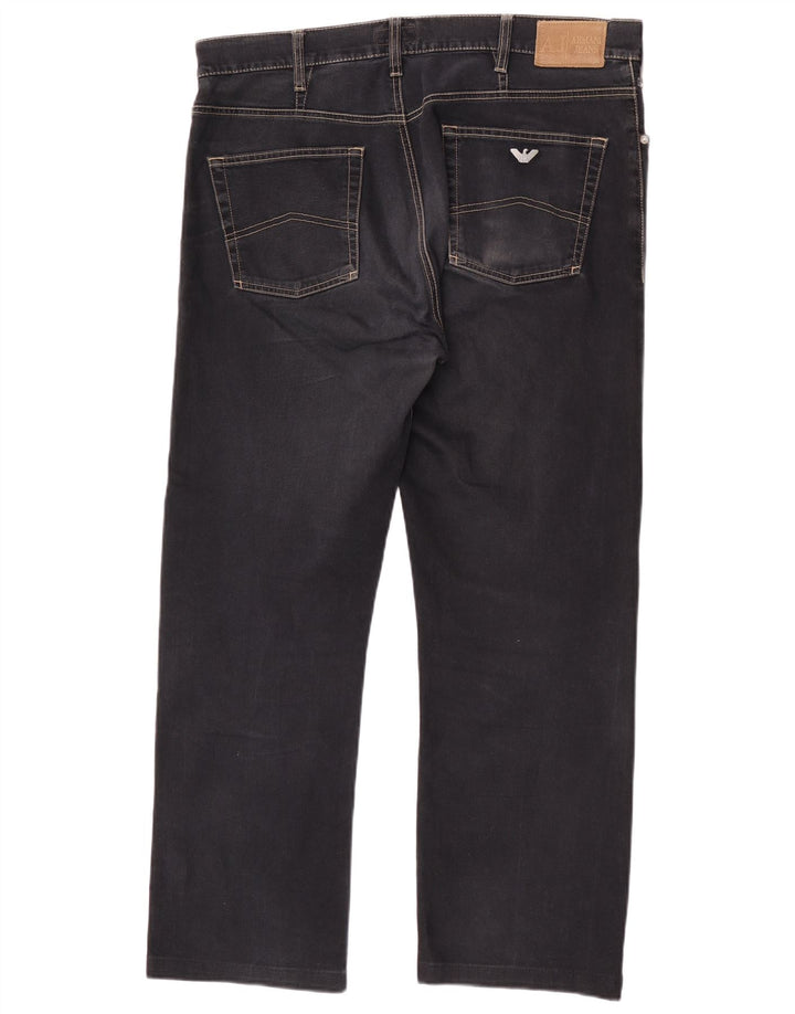 Мужские прямые джинсы Armani W38 L29 темно-синие, хлопок