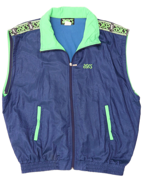 Мужской спортивный костюм ASICS с графическим рисунком IT 54 XL Синий с цветными блоками