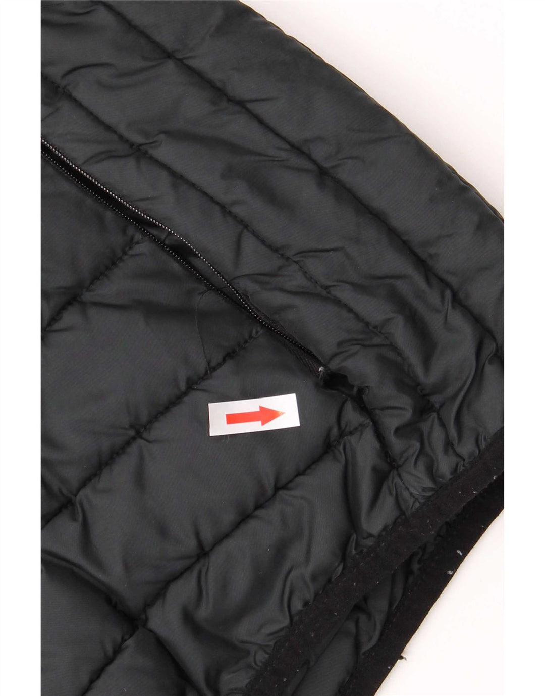 Женская стеганая куртка Ellesse с капюшоном UK 24 4XL, черный полиэстер