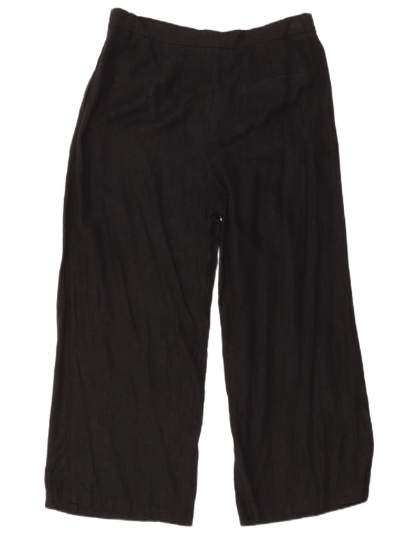 Женские широкие брюки чинос Marks & Spencer UK 14, большие W32 L27, черные